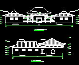 穆斯林教堂及公廁仿古建筑施工圖紙免費(fèi)下載 園林古建